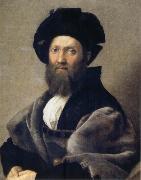 Raphael Portrait of Baldassare Castiglione oil on canvas